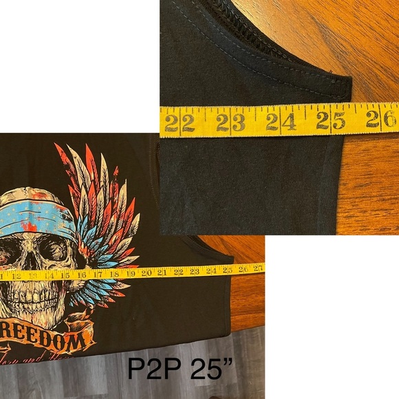 Patriotic Muscle T Men’s Size XL with Patriotic Graphics NWOT - Picture 9 of 14